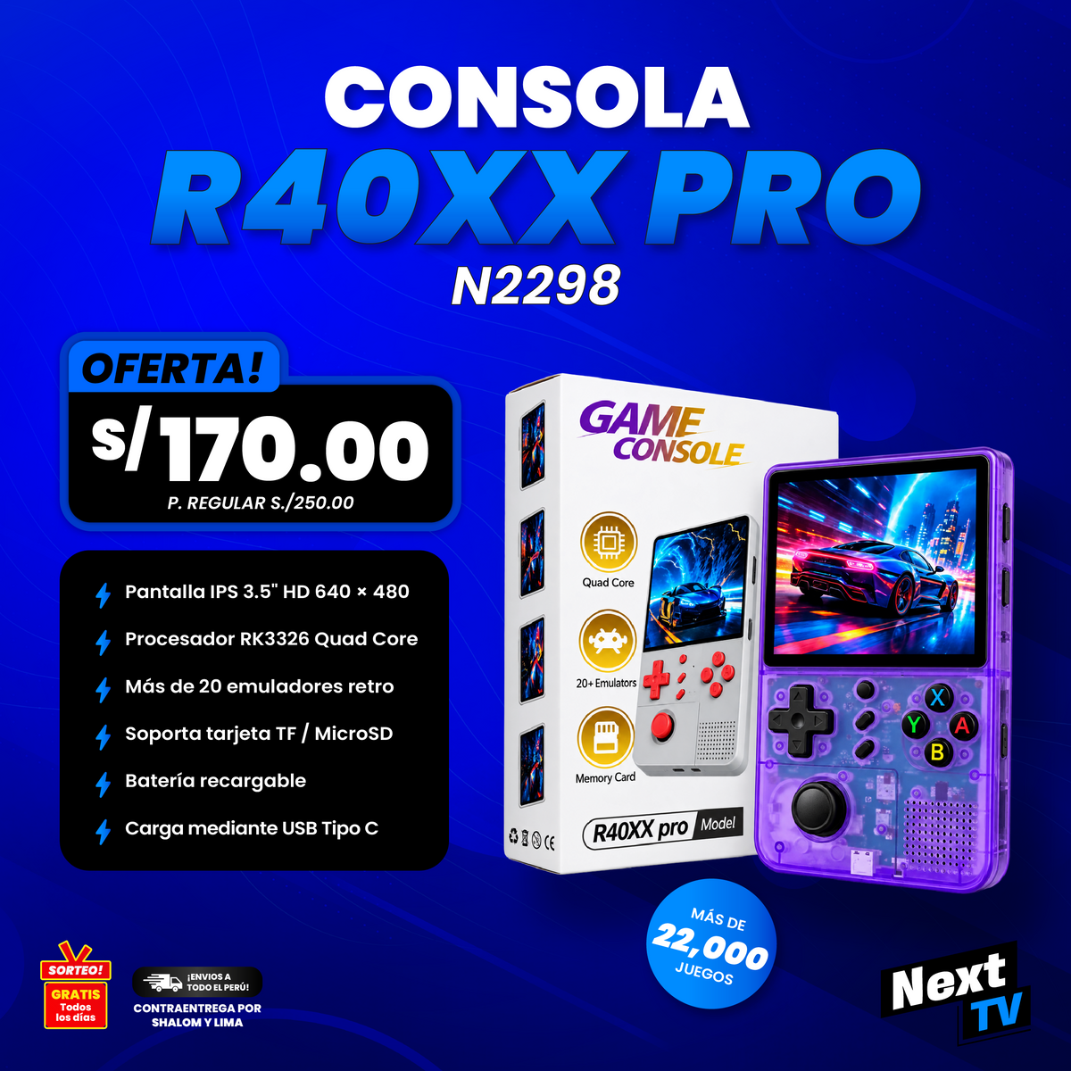 CONSOLA R40XX PRO N2298