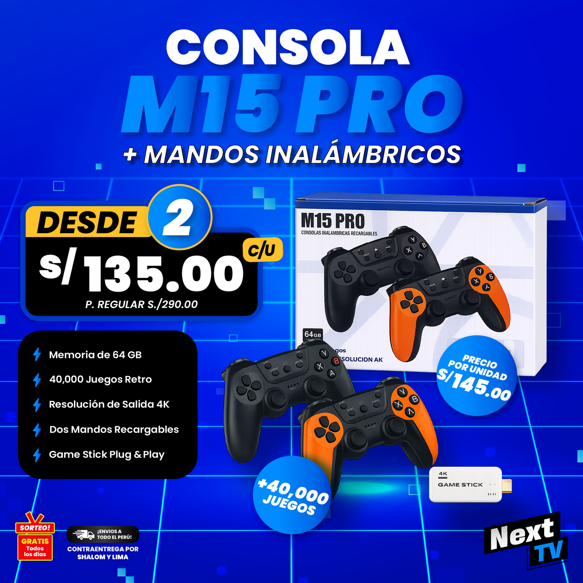 CONSOLA M15 PRO