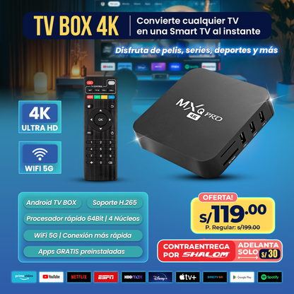 TV BOX 4K Ultra HD