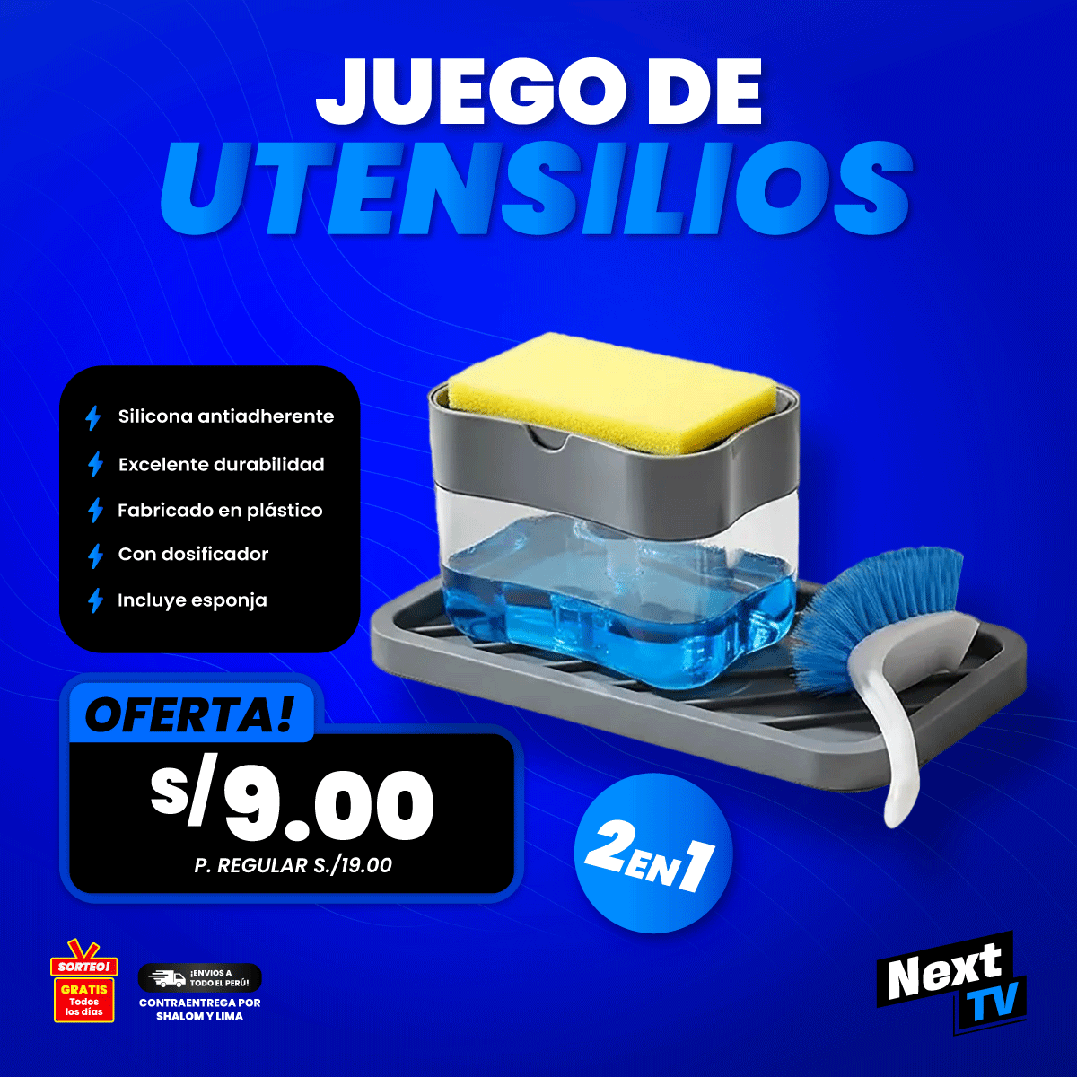 DISPENSADOR DE DETERGENTE