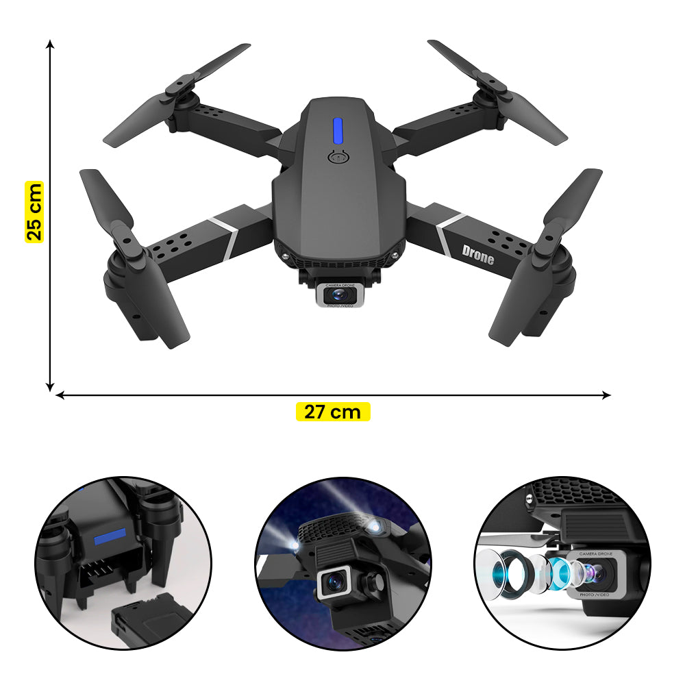 Drone E88 Pro – Cámara Dual