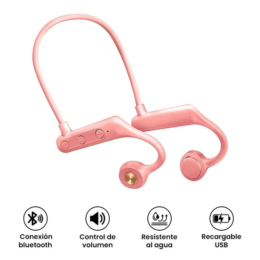 Audífonos de Conducción Deportivos K79 Rosado