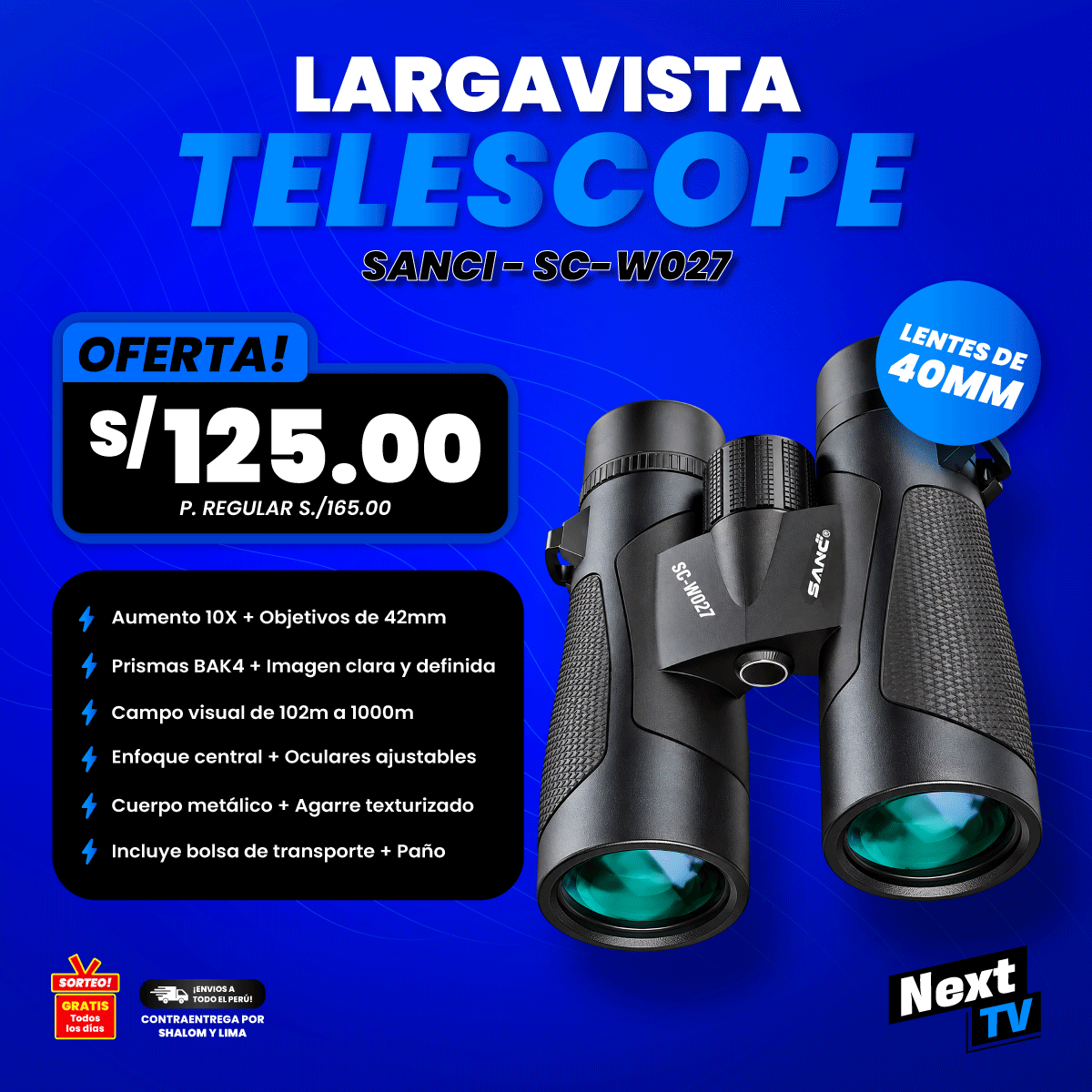 LARGAVISTA TELESCOPE SANCI SC-W027