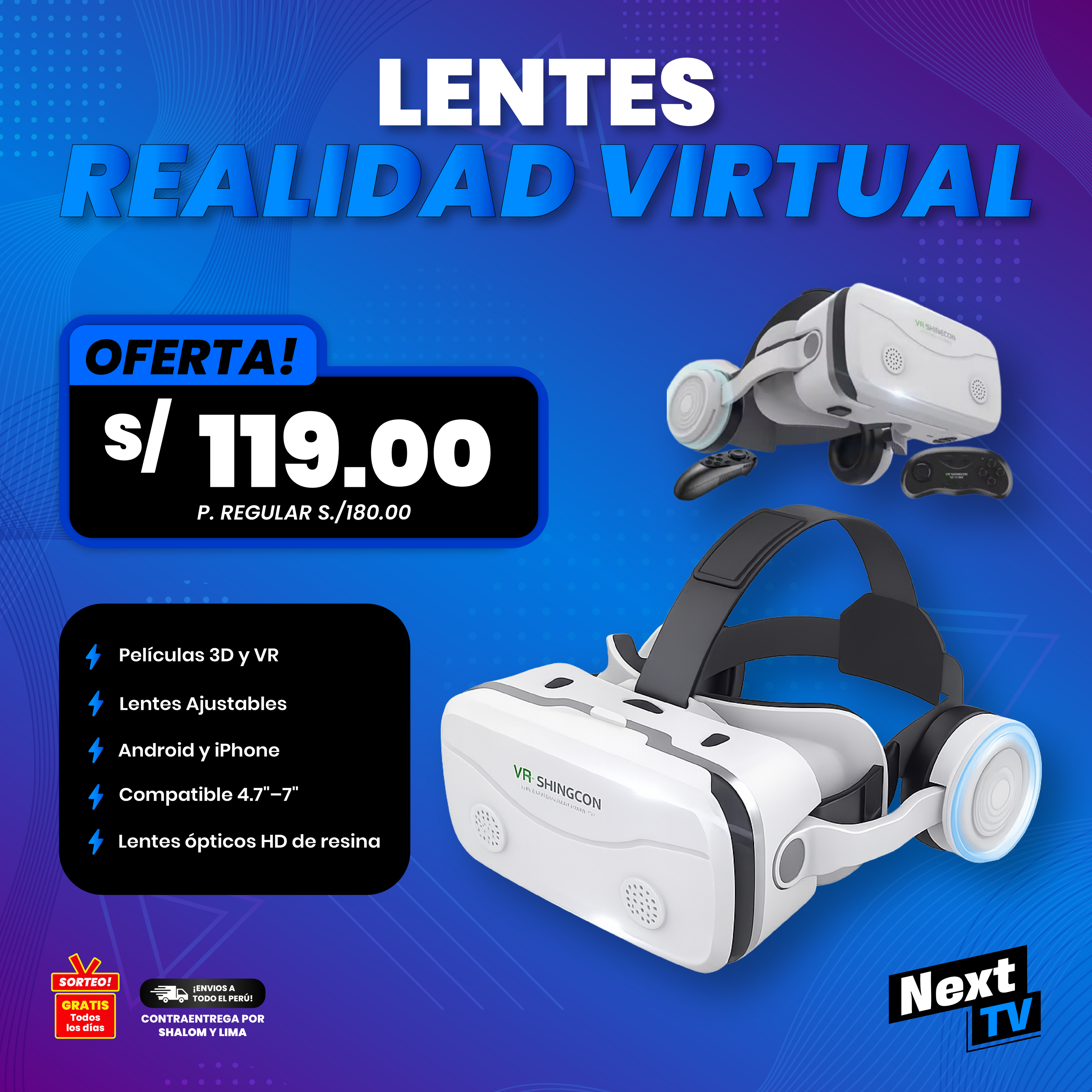 LENTES DE REALIDAD VIRTUAL