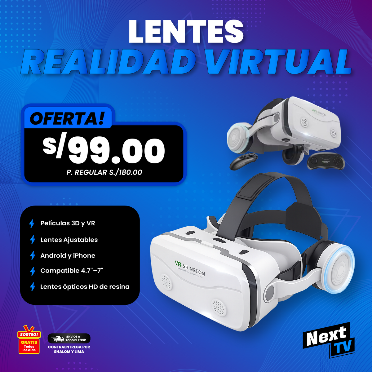 LENTES DE REALIDAD VIRTUAL