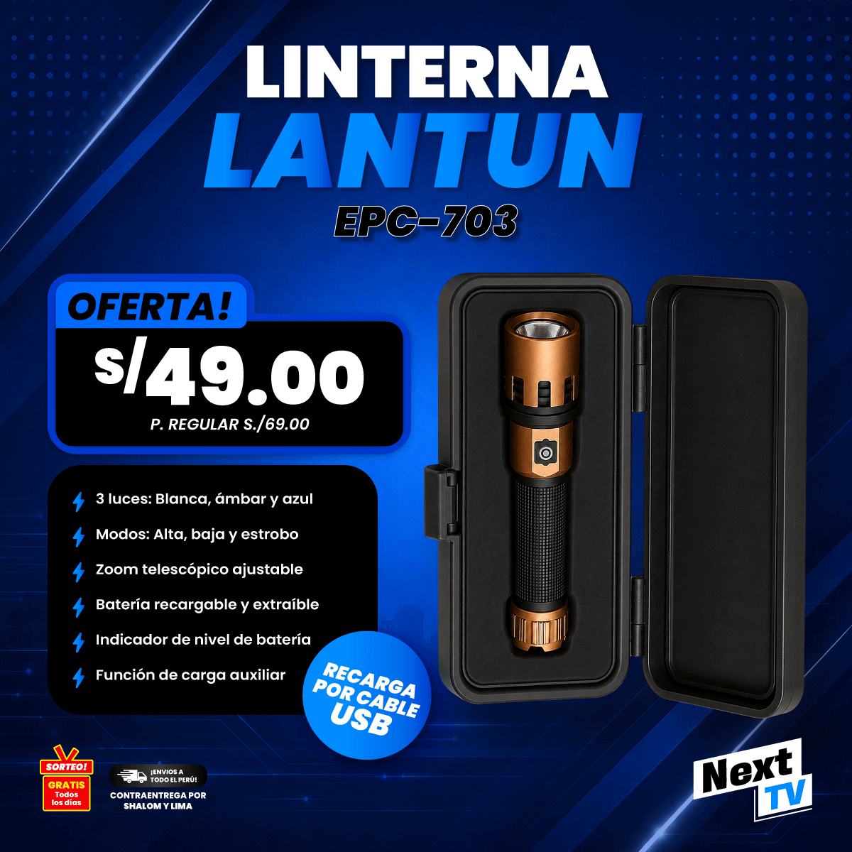 LINTERNA LANTUN EPC-703 - N1190