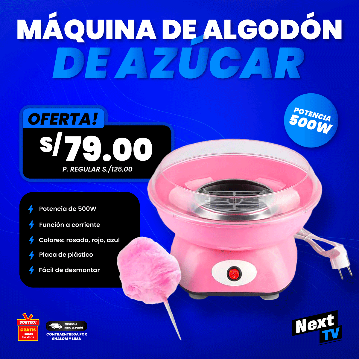 MÁQUINA DE ALGODÓN DE AZÚCAR