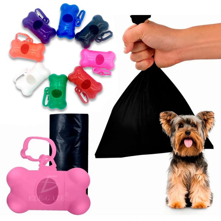 Dispensador con Bolsas para Desechos de Mascotas