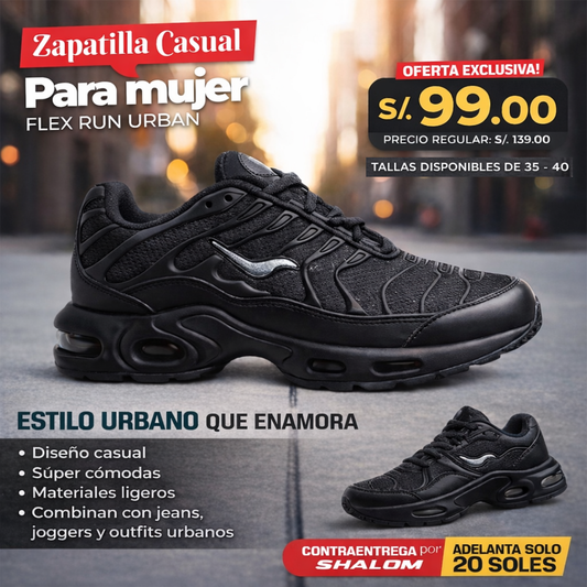 Zapatillas Casual para Mujer Flex Run Urban - DO30