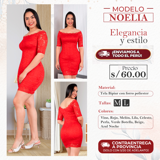 Vestido Modelo Noelia – Elegancia y estilo