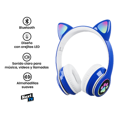 Audífonos Bluetooth Vincha Gata STN-28