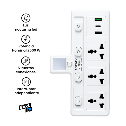 Adaptador de Enchufe Multifuncional