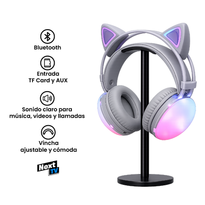 Audífonos Bluetooth Vincha Disco Pulse RGB
