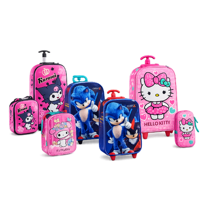 Set Mochila con Ruedas 3 en 1 (Mochila + Lonchera + Cartuchera)