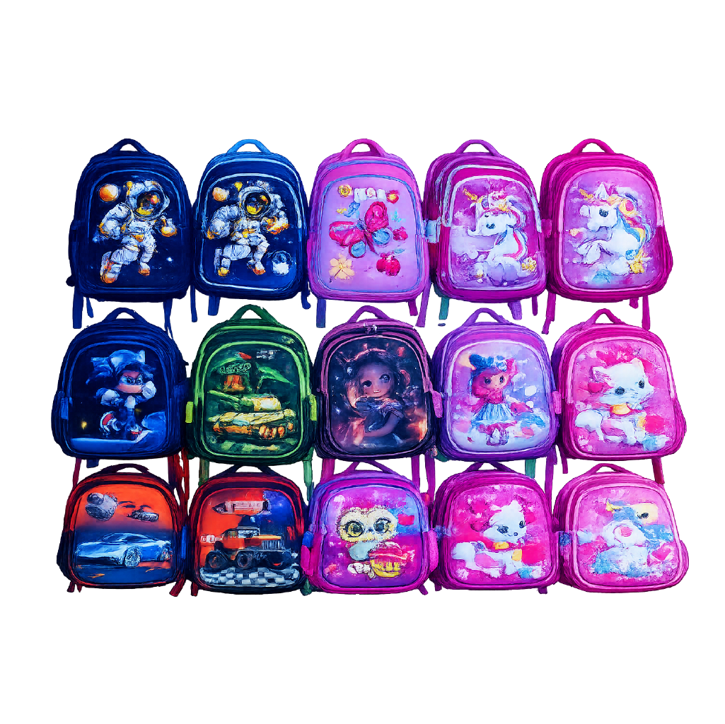 Set 3 en 1 Mochila + Lonchera + Cartuchera