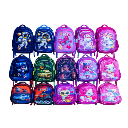 Set 3 en 1 Mochila + Lonchera + Cartuchera