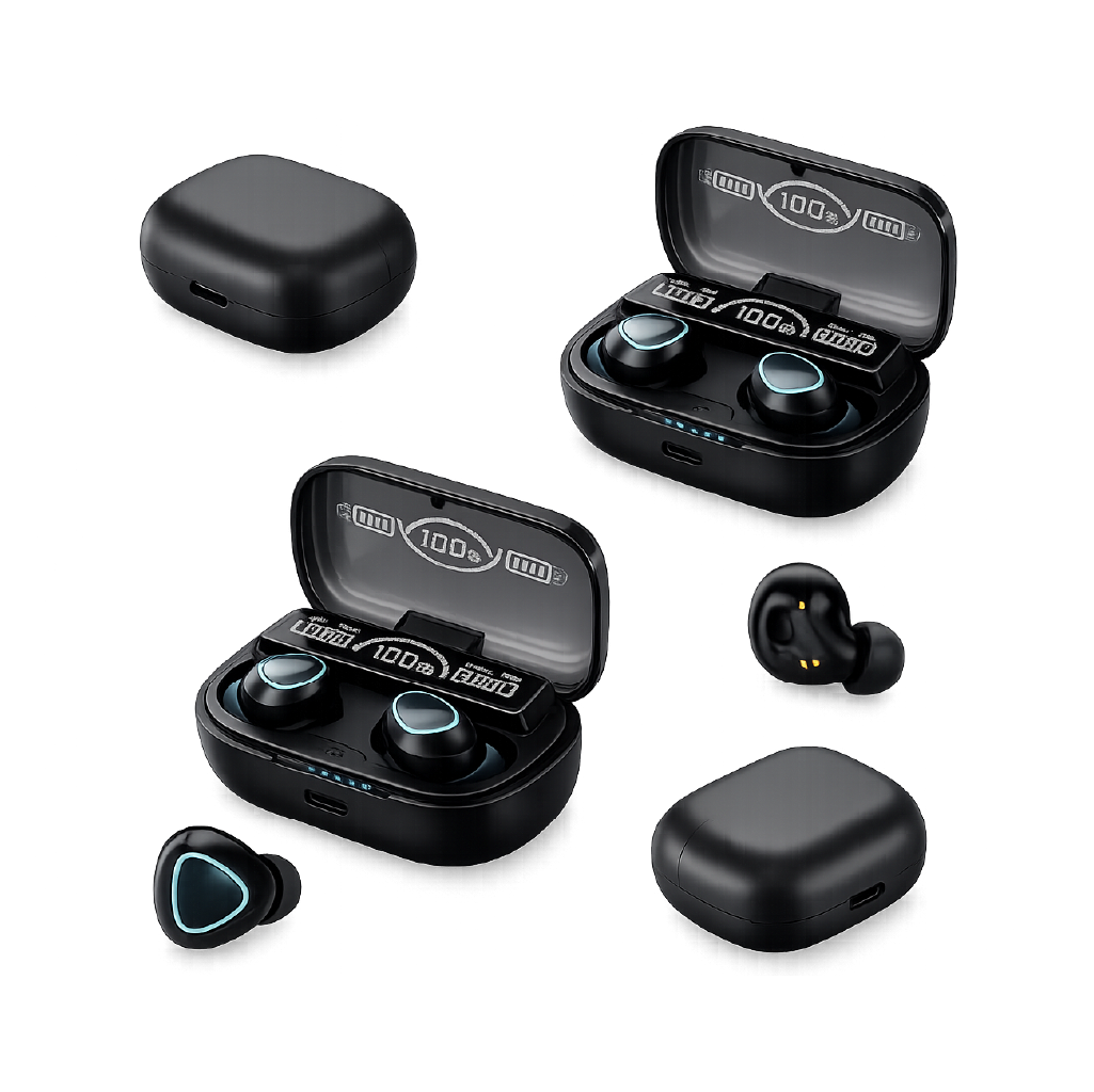 Audífonos Bluetooth M15 con Pantalla