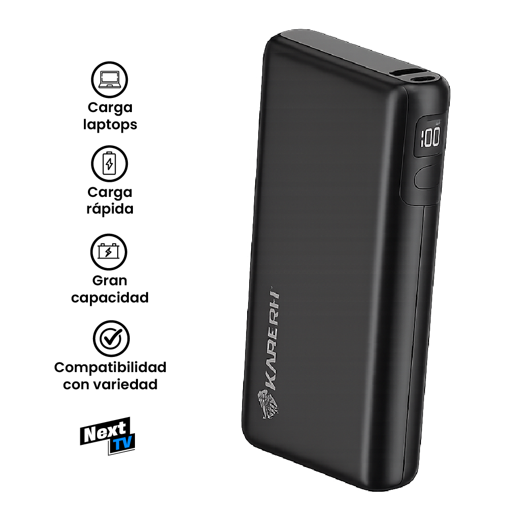 Cargador Power bank MEGA 4 100w