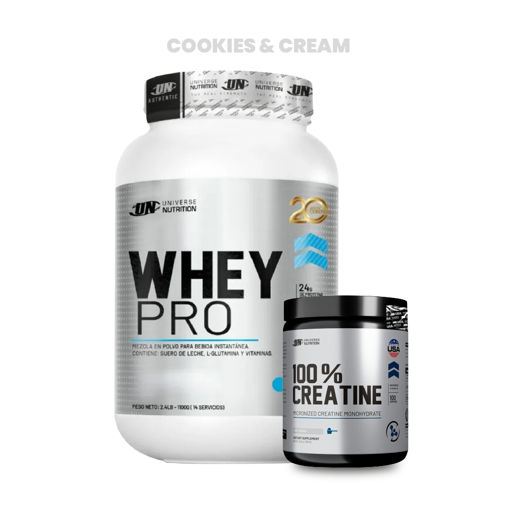 PACK WHEYPRO + CREATINA 1.1 KG
