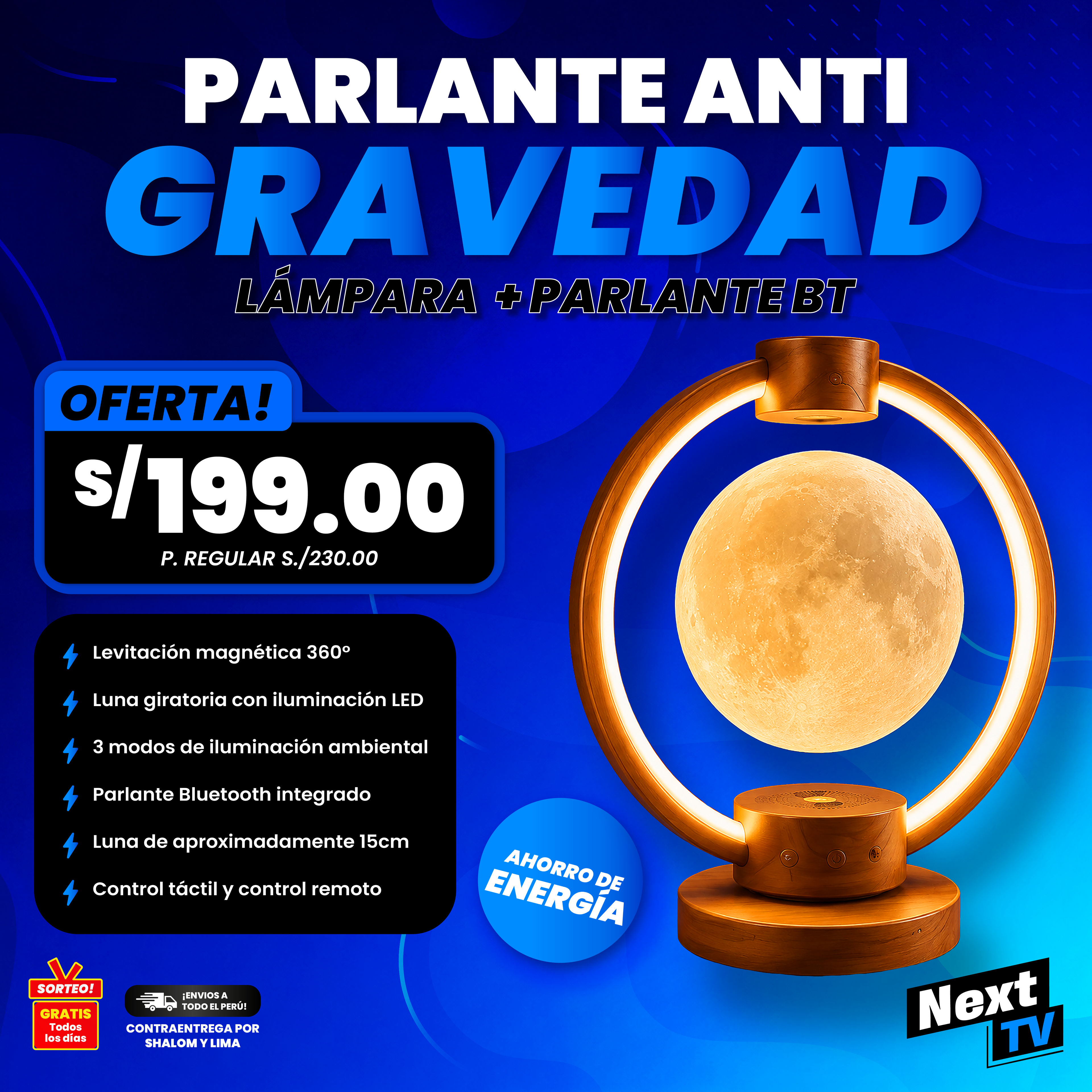 PARLANTE ANTI GRAVEDAD
