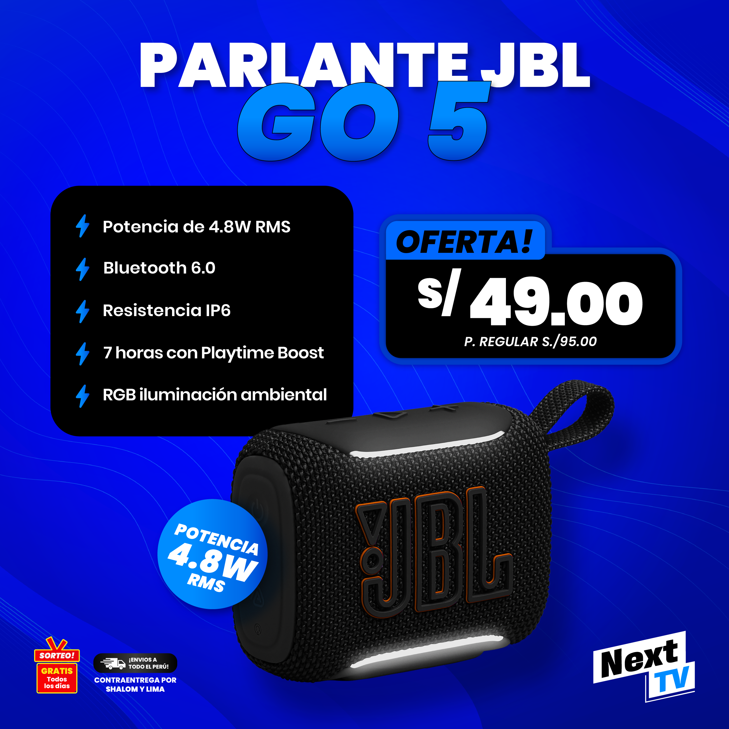 PARLANTE JBL GO 5