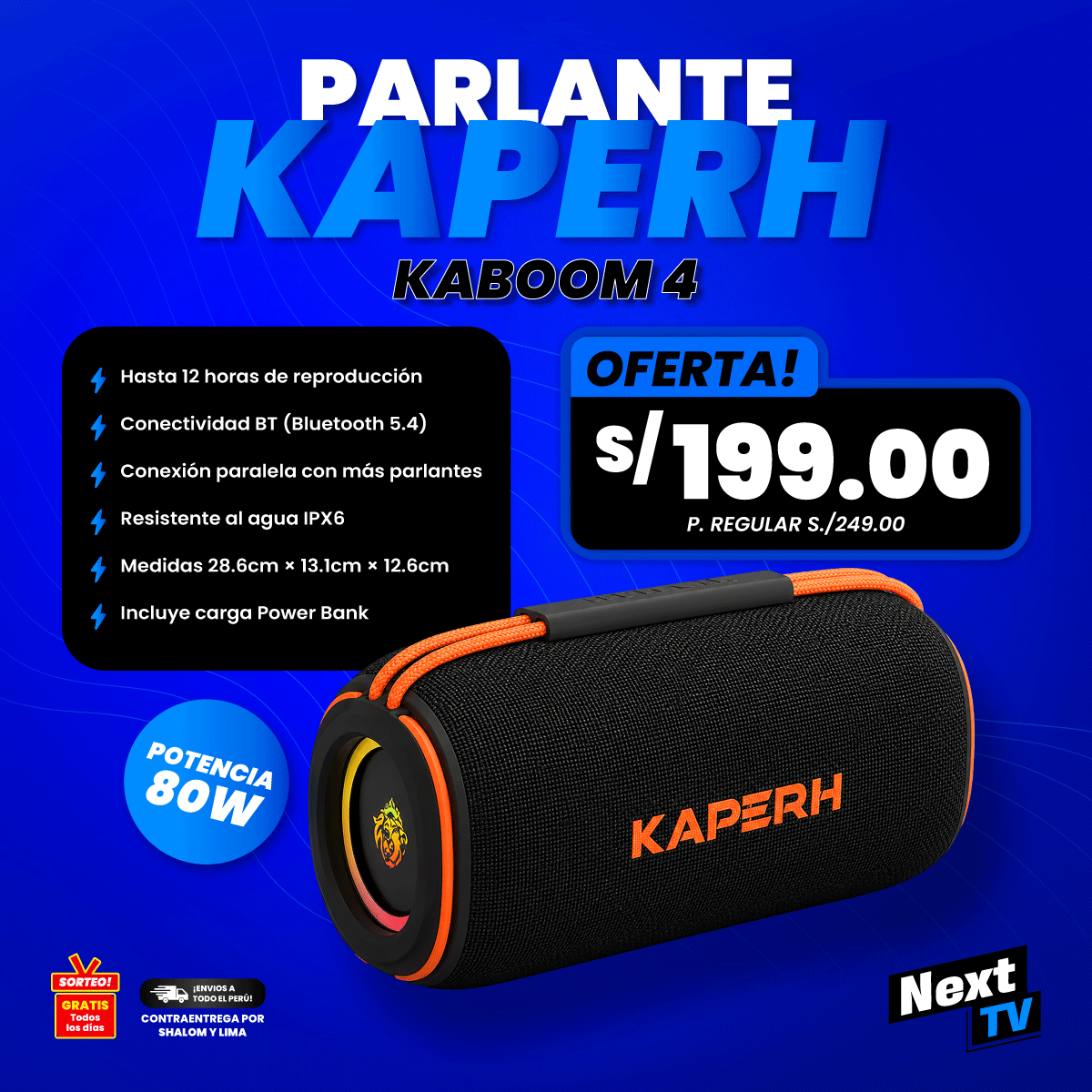 PARLANTE KAPERH 170 - KABOOM 4