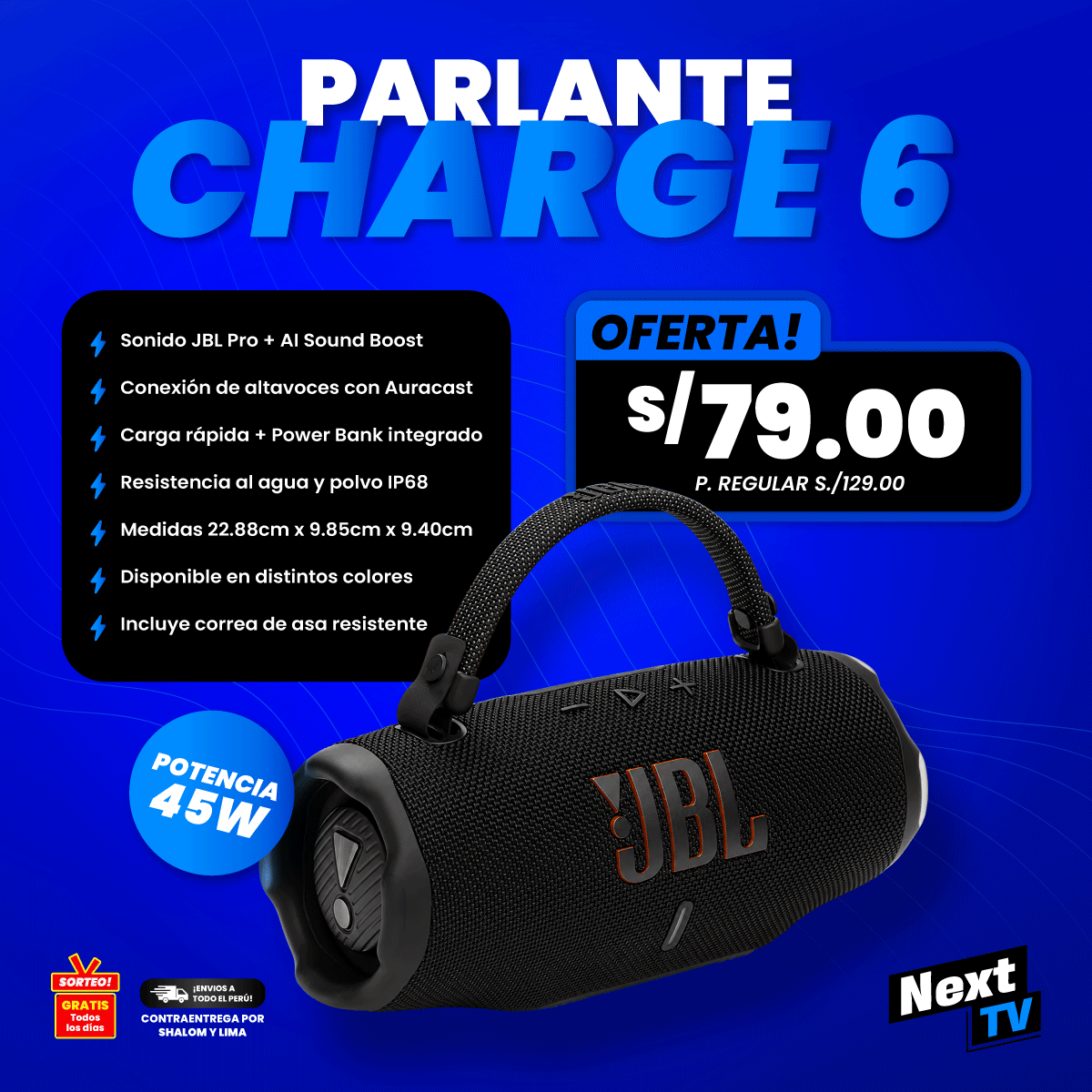 PARLANTE CHARGE 6