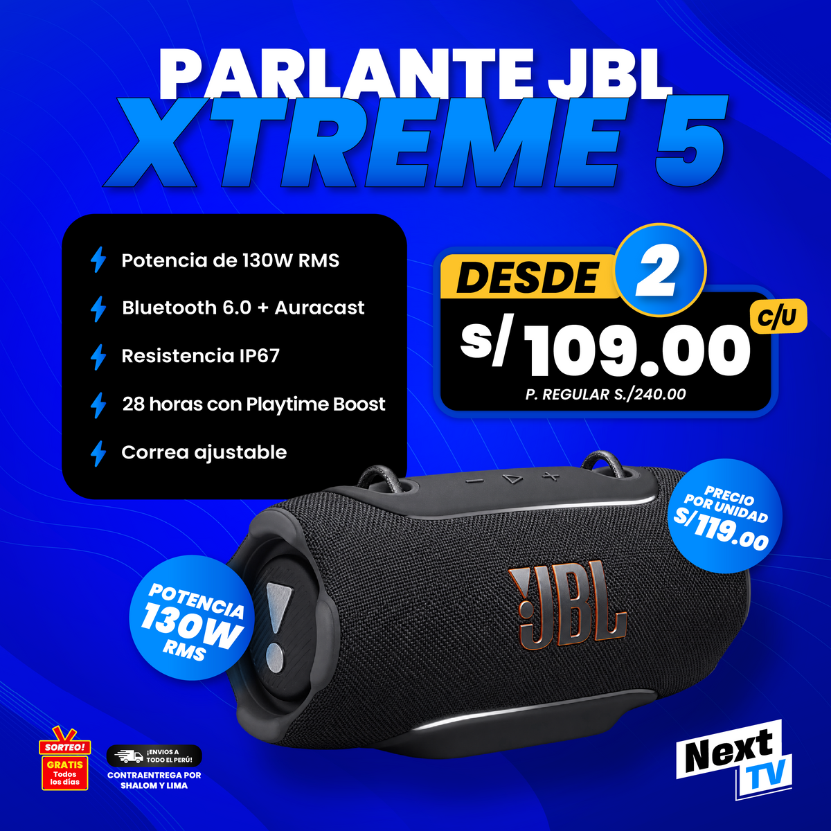 PARLANTE JBL XTREME 5
