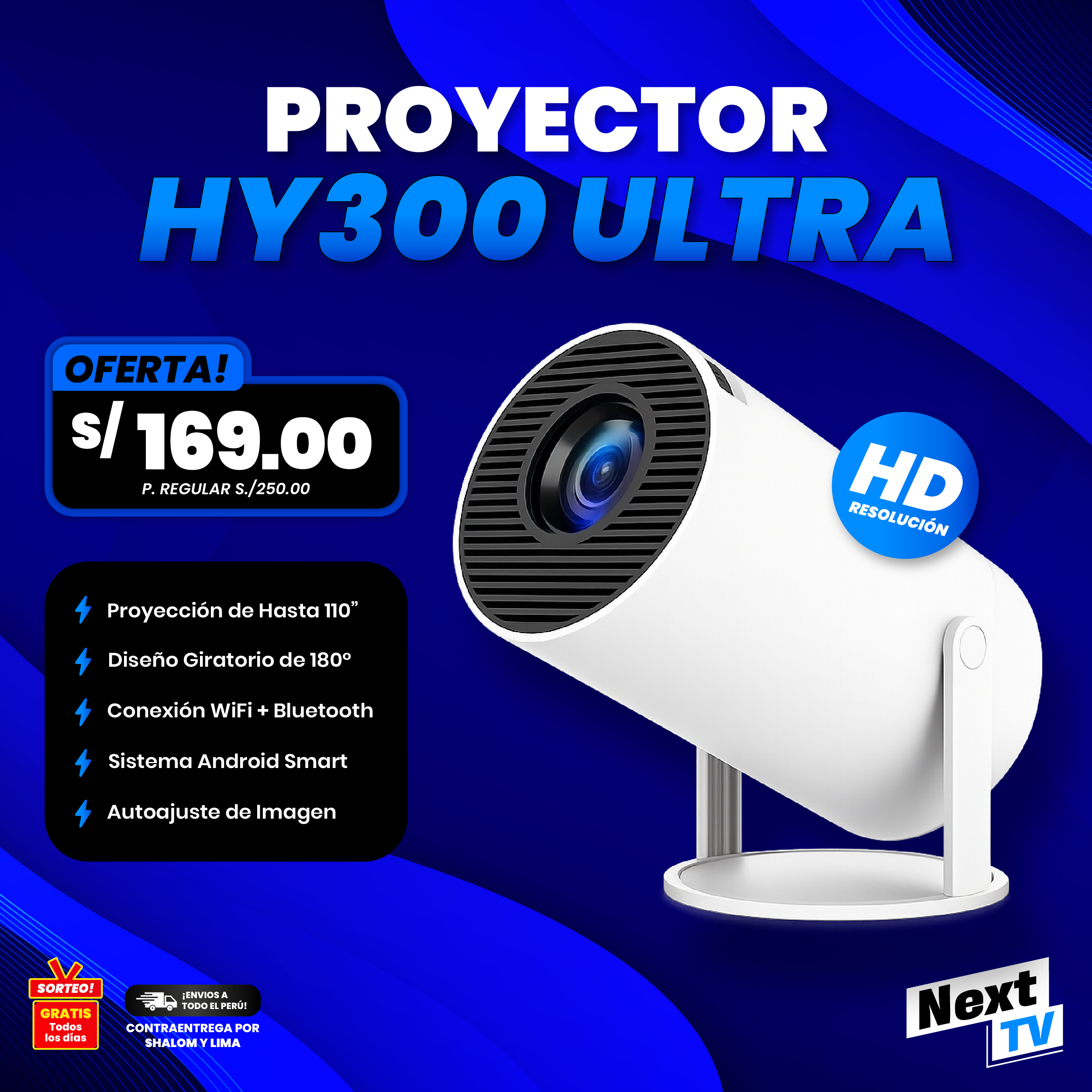 Proyector HY300 Ultra