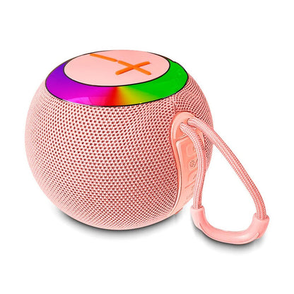 Parlante Bluetooth Kimiso TWS RGB Rosado