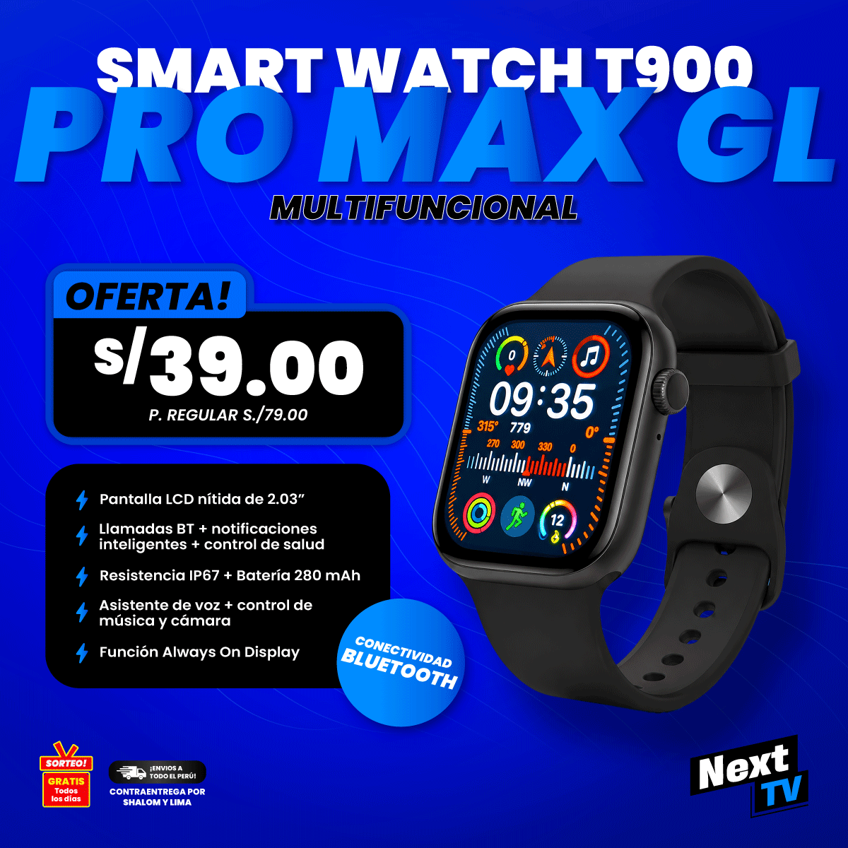 SMART WATCH T900 PRO MAX GL