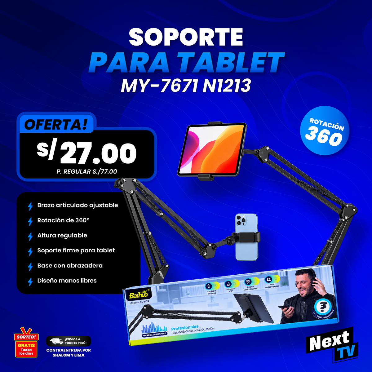 SOPORTE DE TABLET MY-7671 N1213