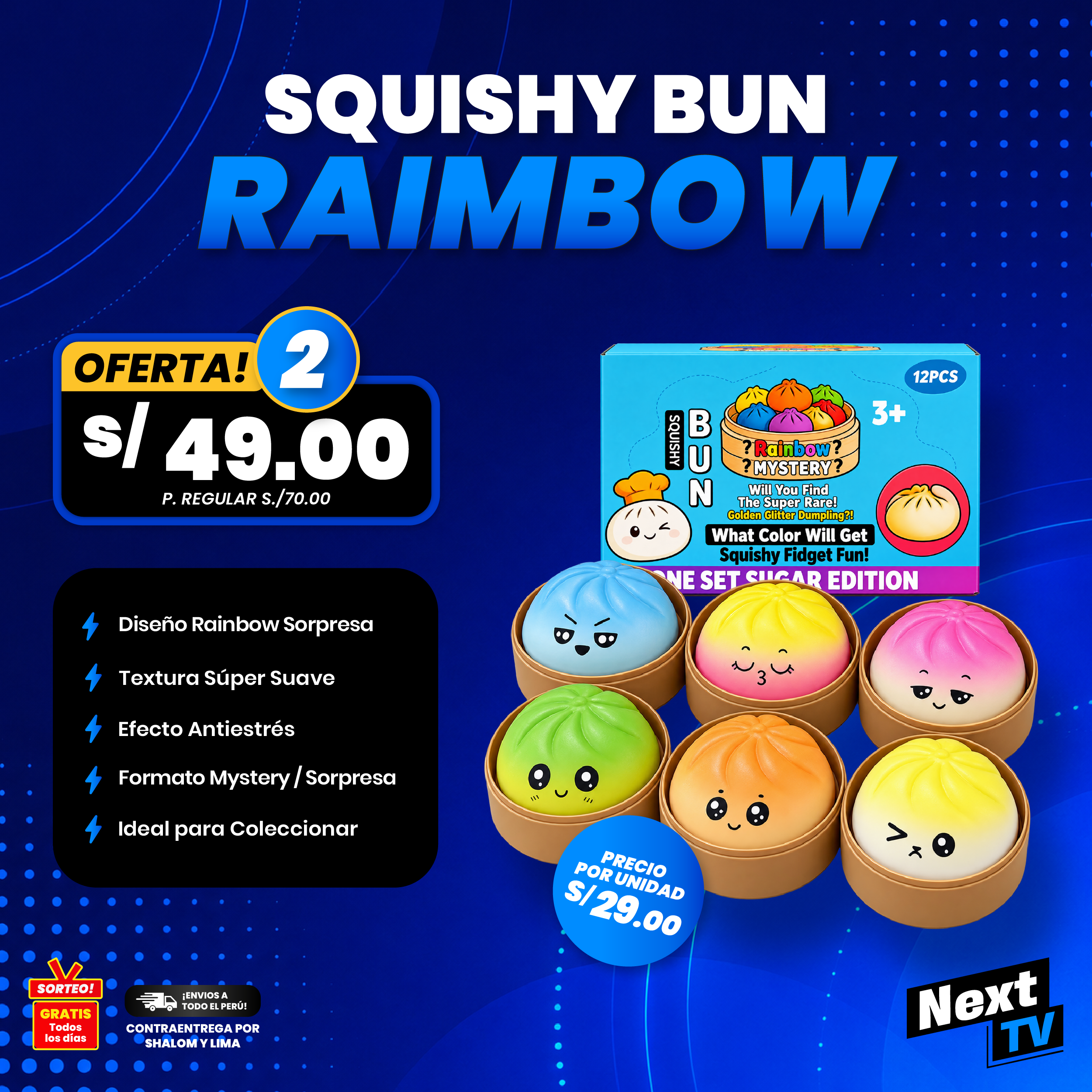 SQUISHY BUN RAIMBOW