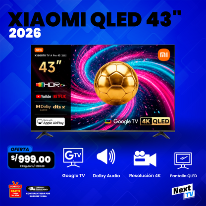 XIAOMI QLED SMART TV 43"