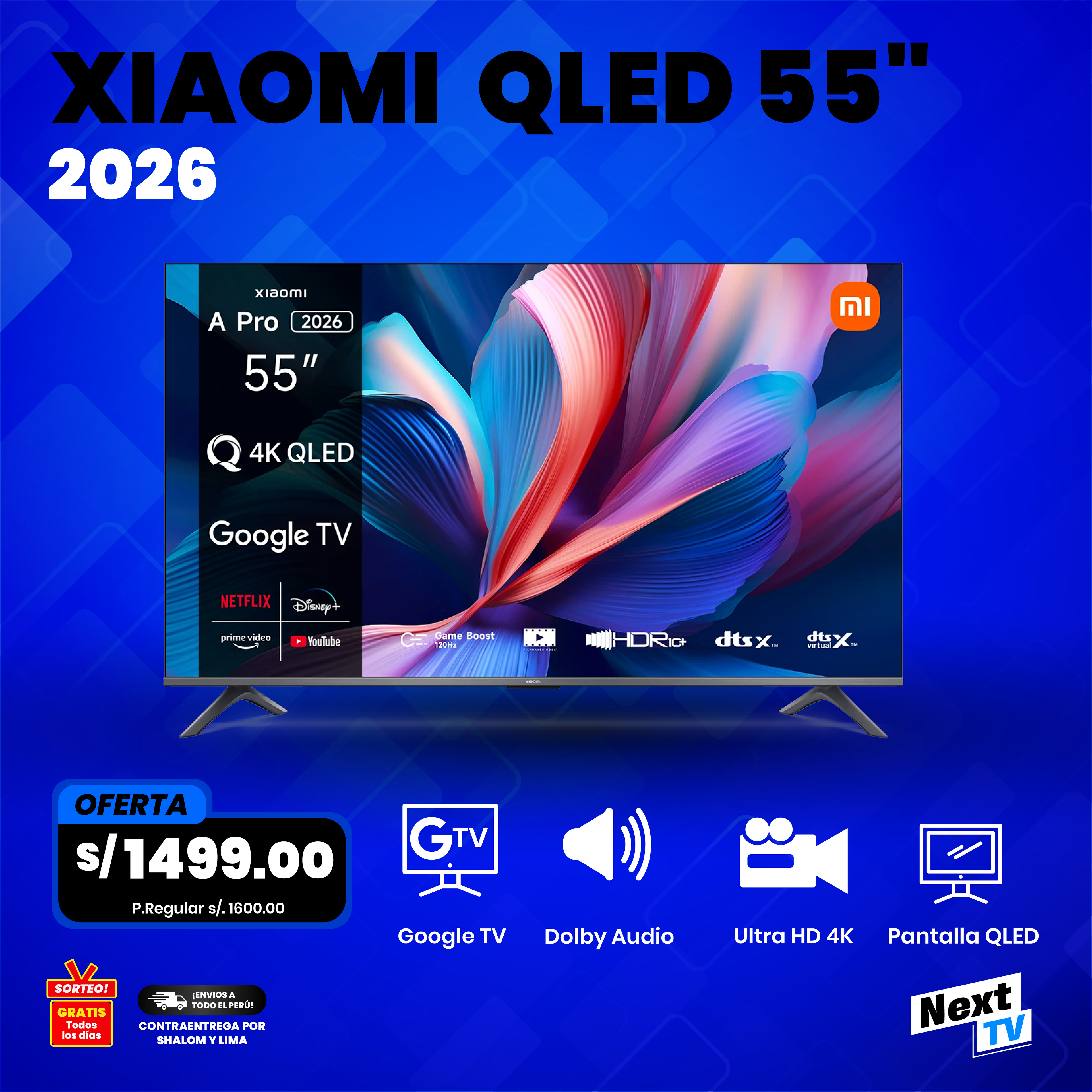 XIAOMI TV A PRO 55" 2026