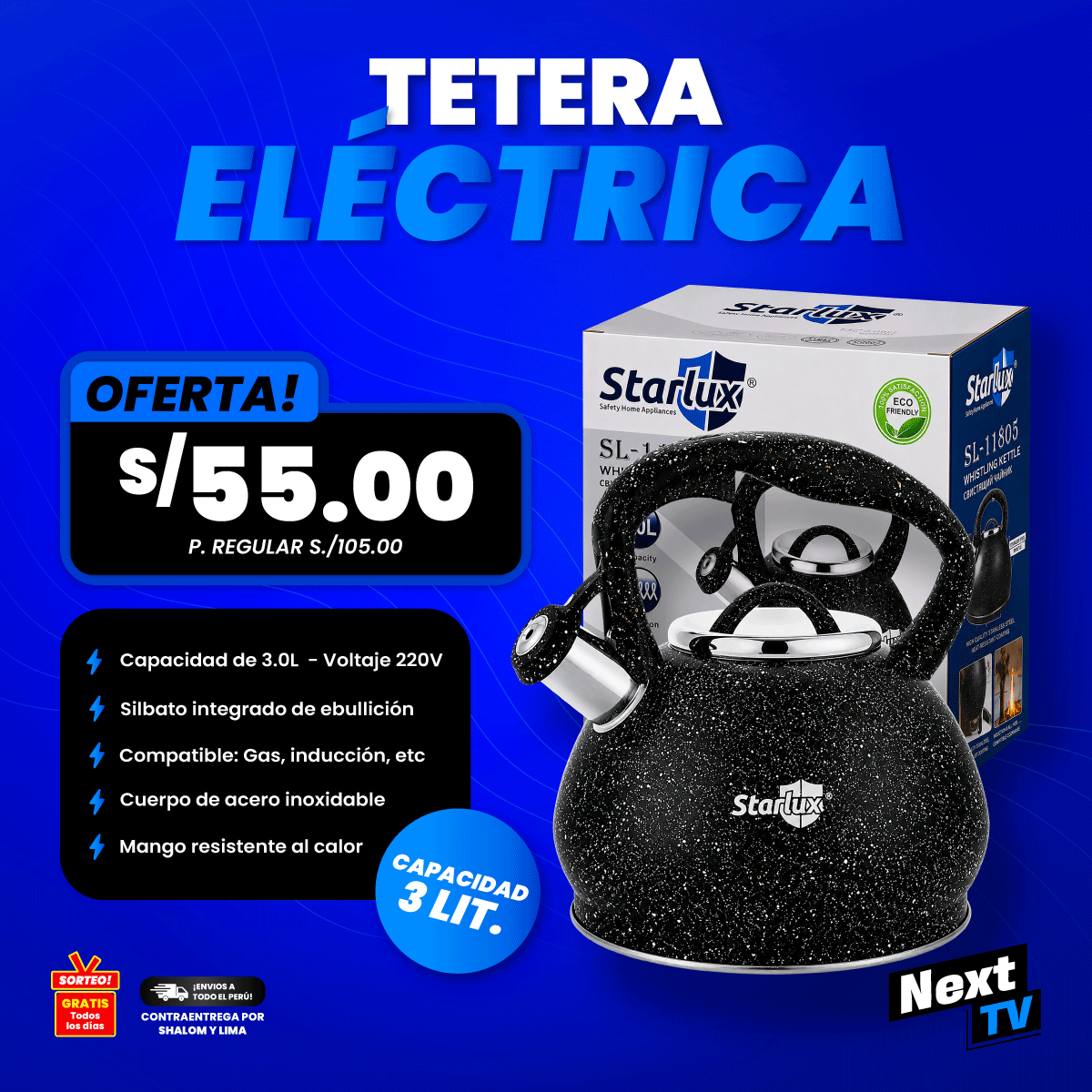 TETERA STARLUX 3L SL-11805 - L848