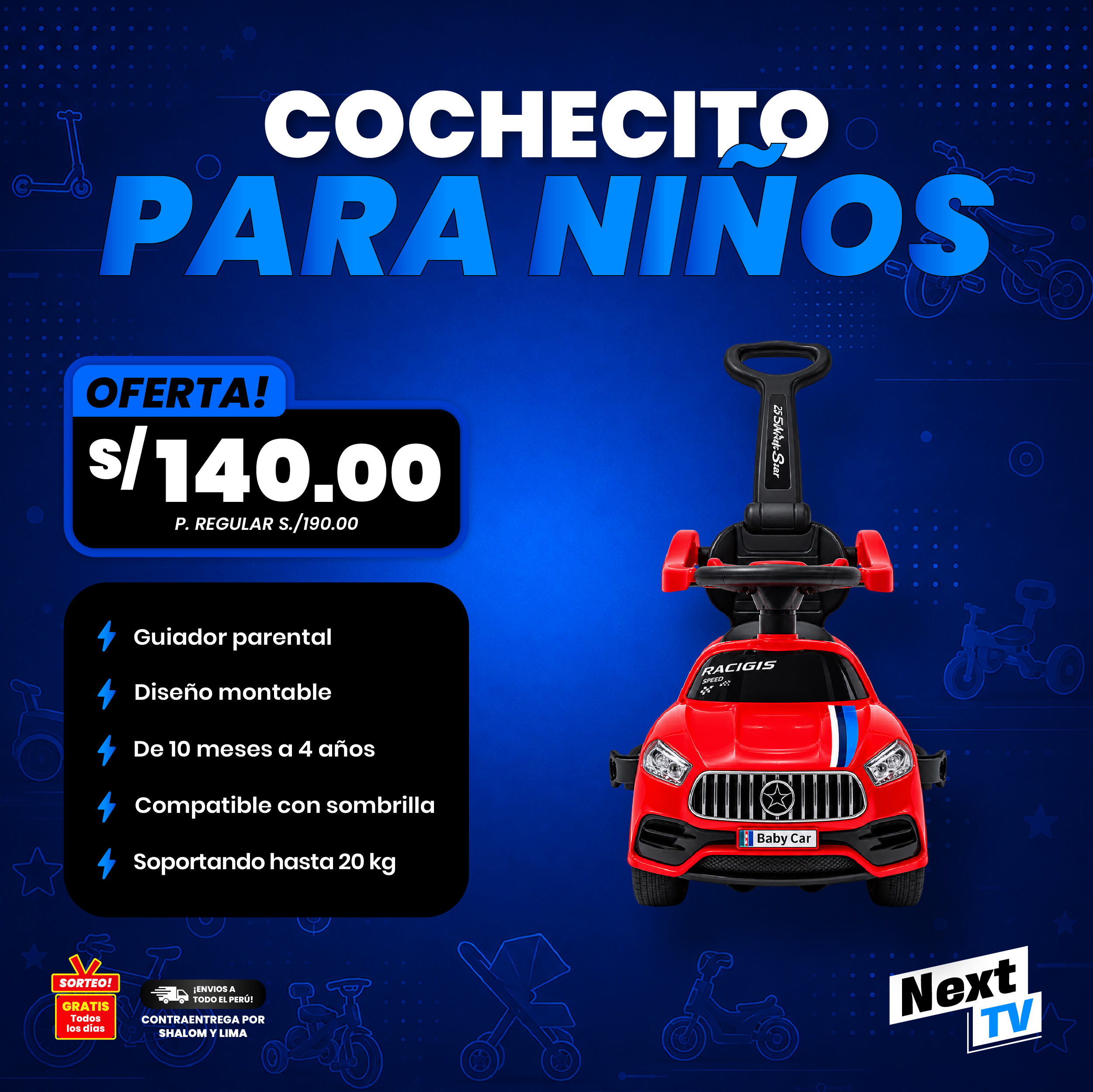 COCHECITO PARA NIÑOS