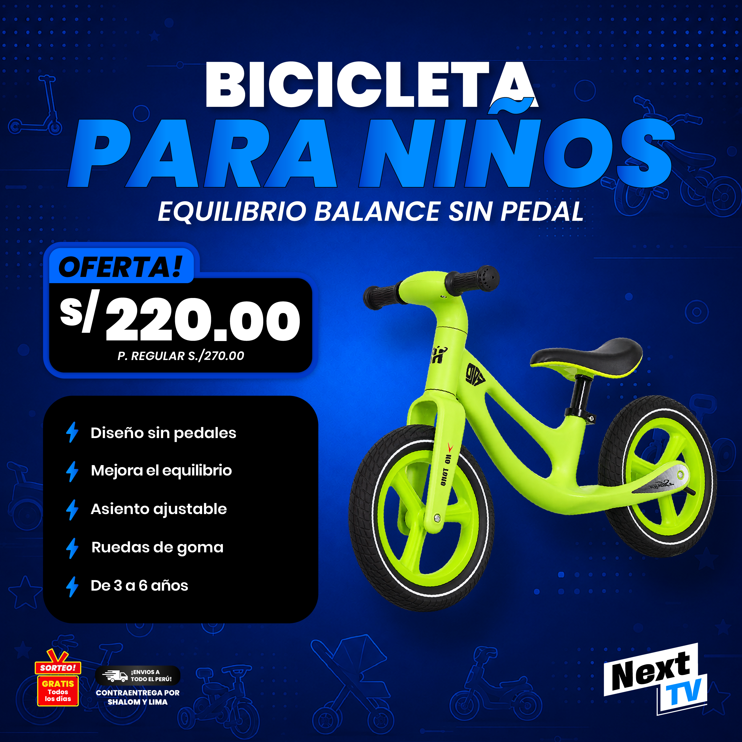 BICICLETA PARA NIÑOS