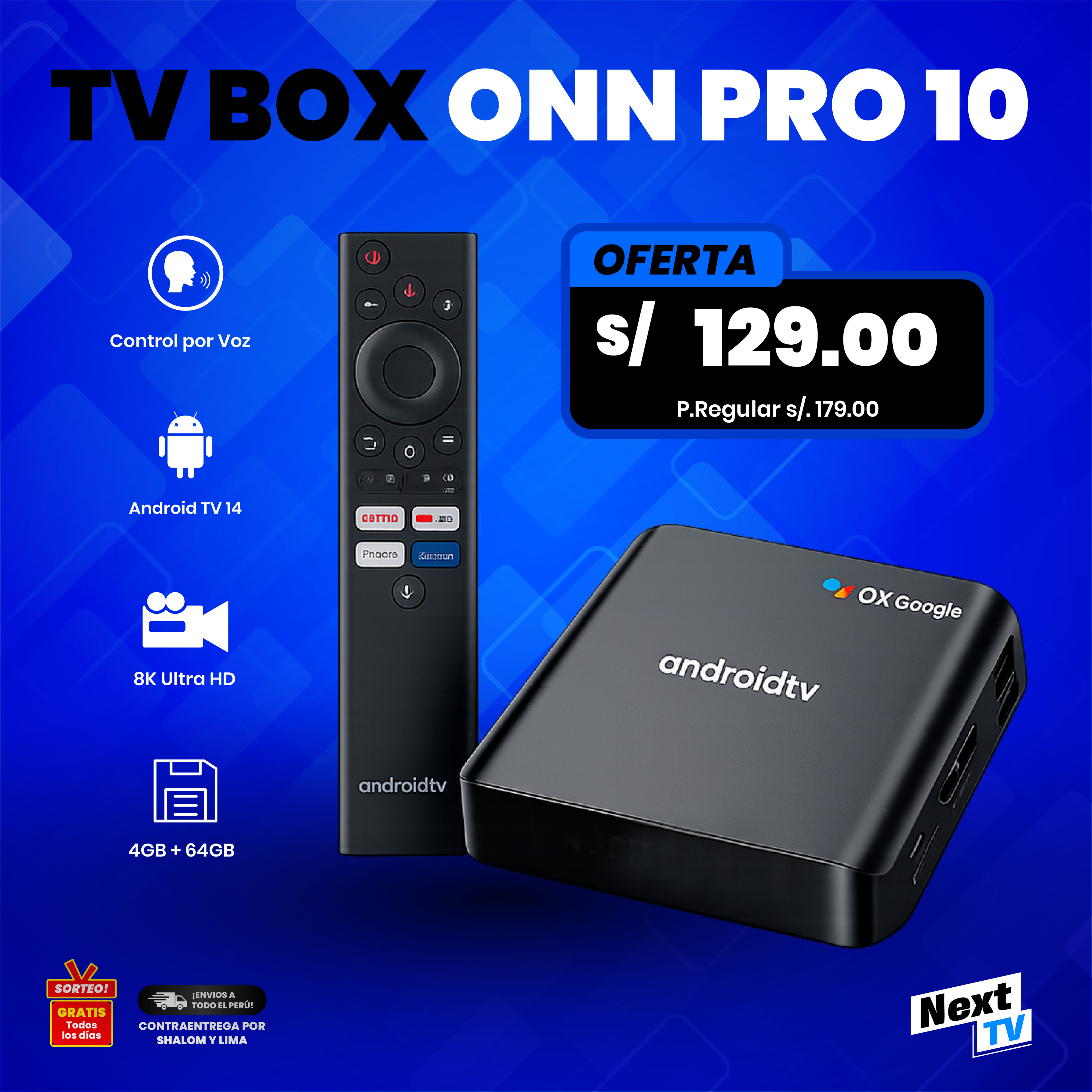 TV BOX ONN PRO 10