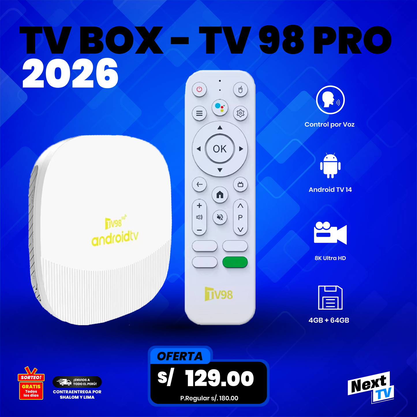 TV BOX TV98 PRO 2026