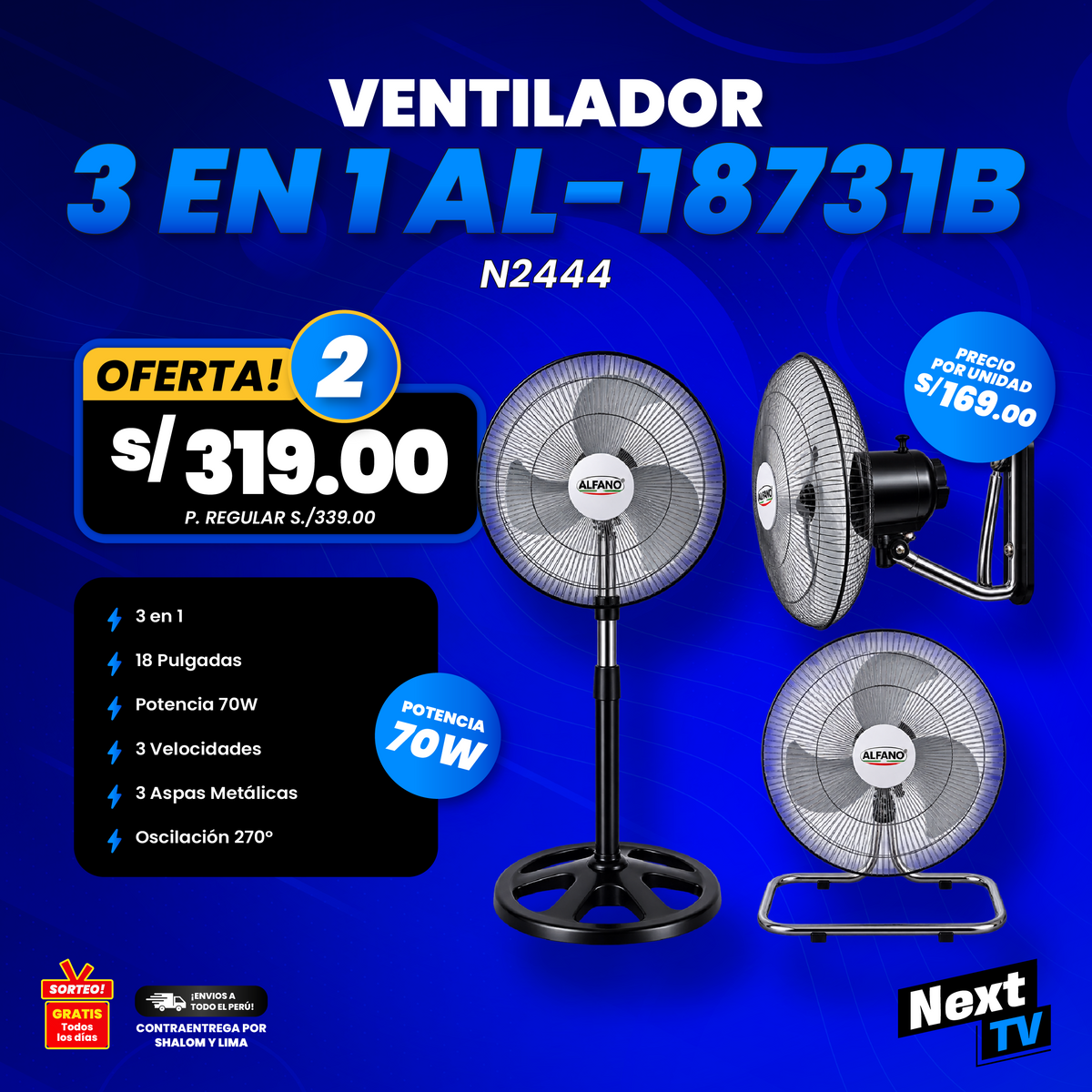 VENTILADOR 3 EN 1 AL-18731B N2444