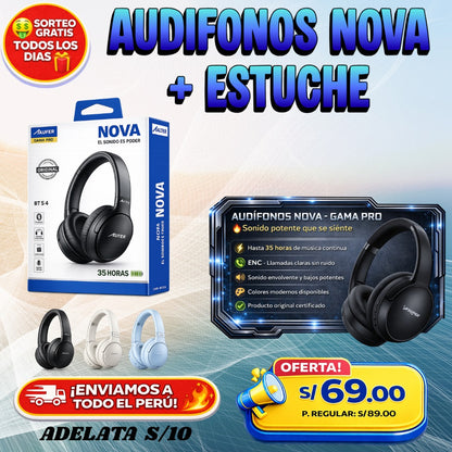 AUDÍFONOS NOVA GAMA PRO 🎧