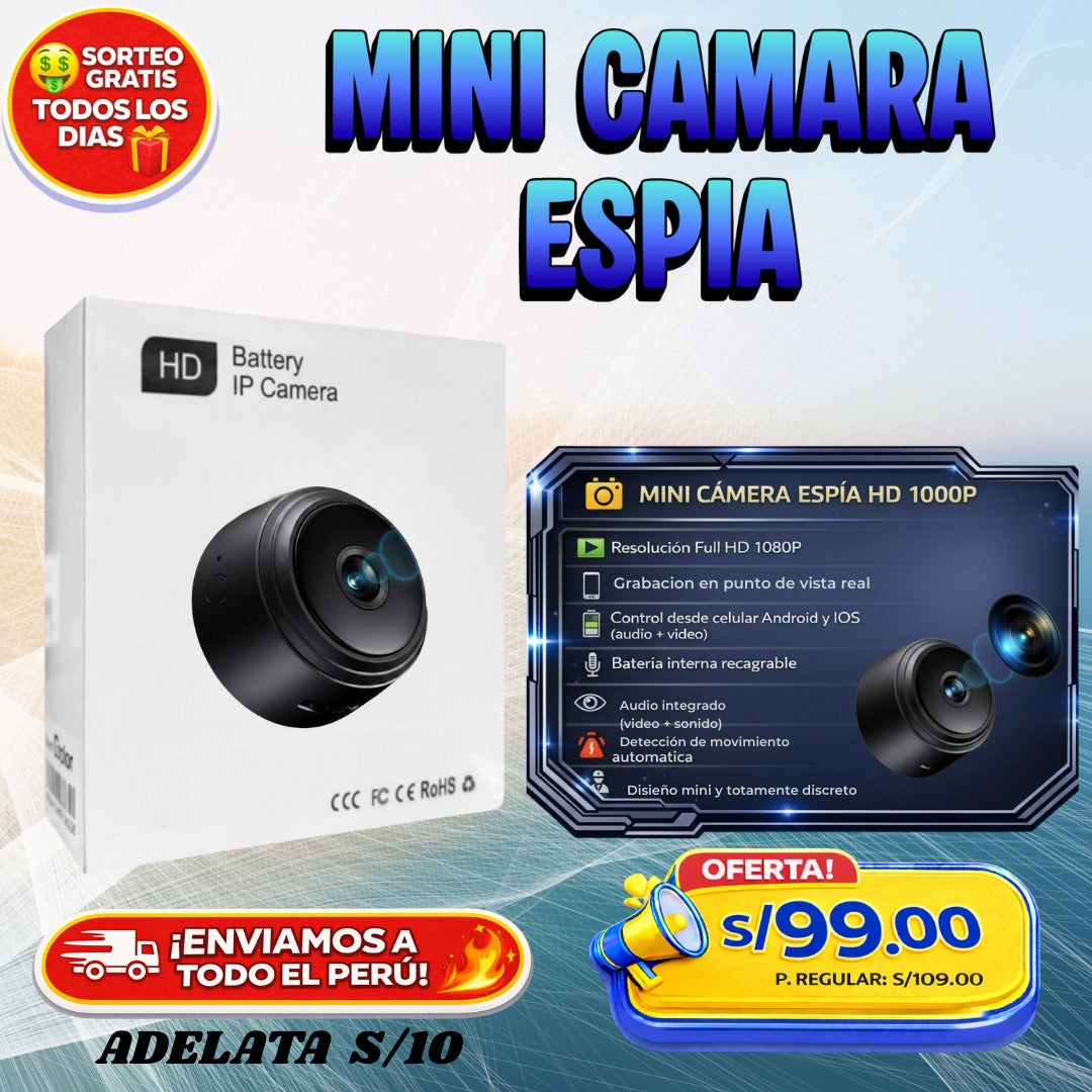 MINI CÁMARA ESPÍA 📷