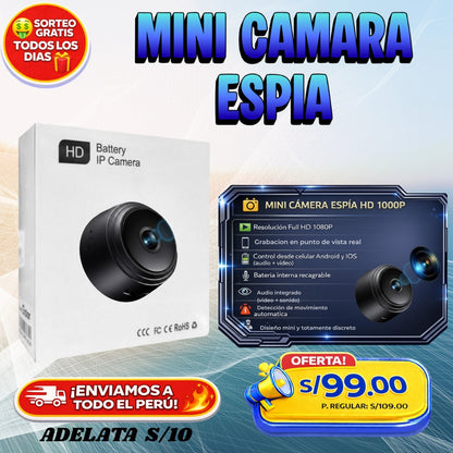 MINI CÁMARA ESPÍA 📷