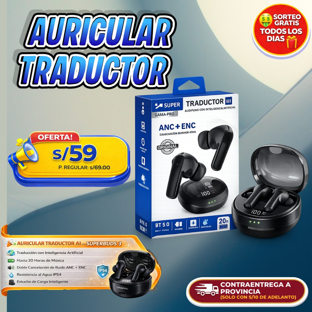 AURICULAR TRADUCTOR 🎧🌍