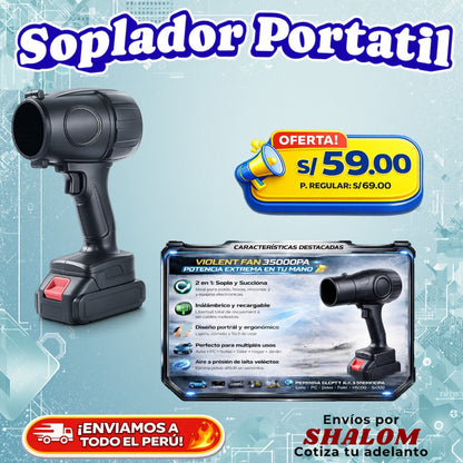 SOPLADOR PORTÁTIL 💨