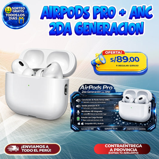 AirPods Pro 2da Generación + ANC 🎧