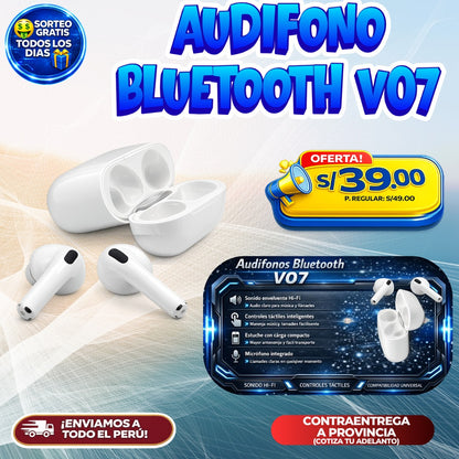 Audífonos Bluetooth VO7 🎧