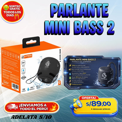 PARLANTE MINI BASS 2 🔊