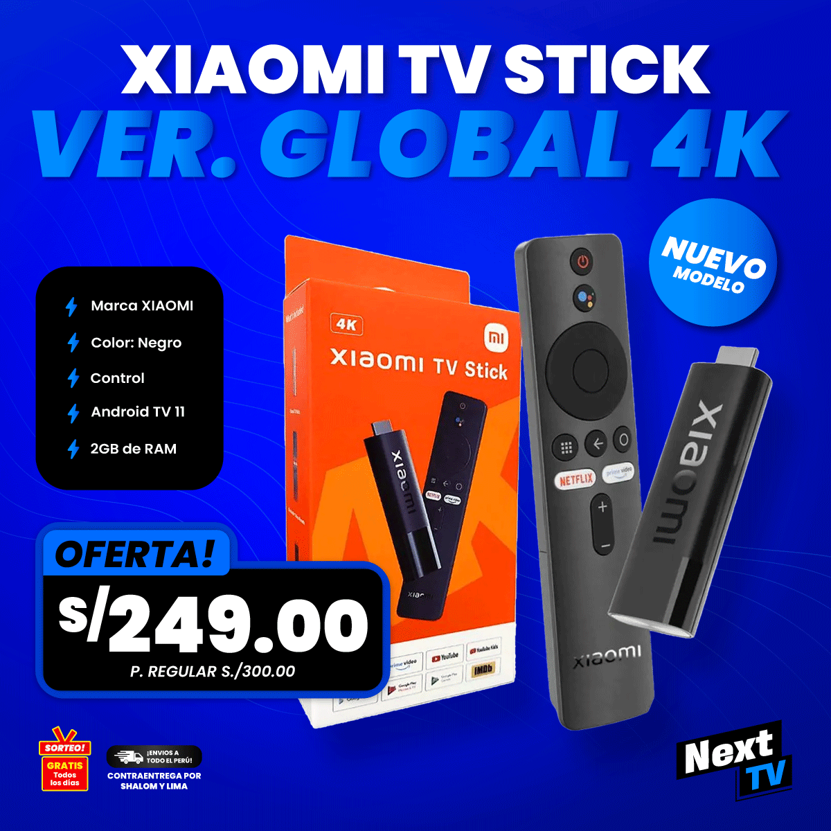 XIAOMI TV STICK 4K – VERSIÓN GLOBAL